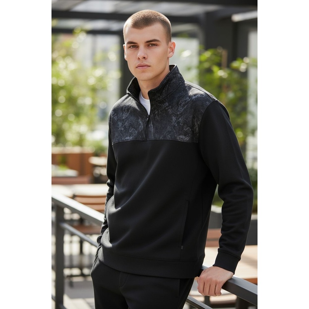 MTA Sport Mens XXXL‎ Quarter Zip Long Sleeve ActiveWear Top